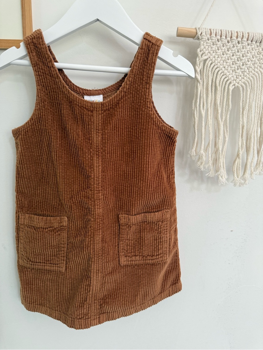 Little Co - 2T - corduroy dress with pockets